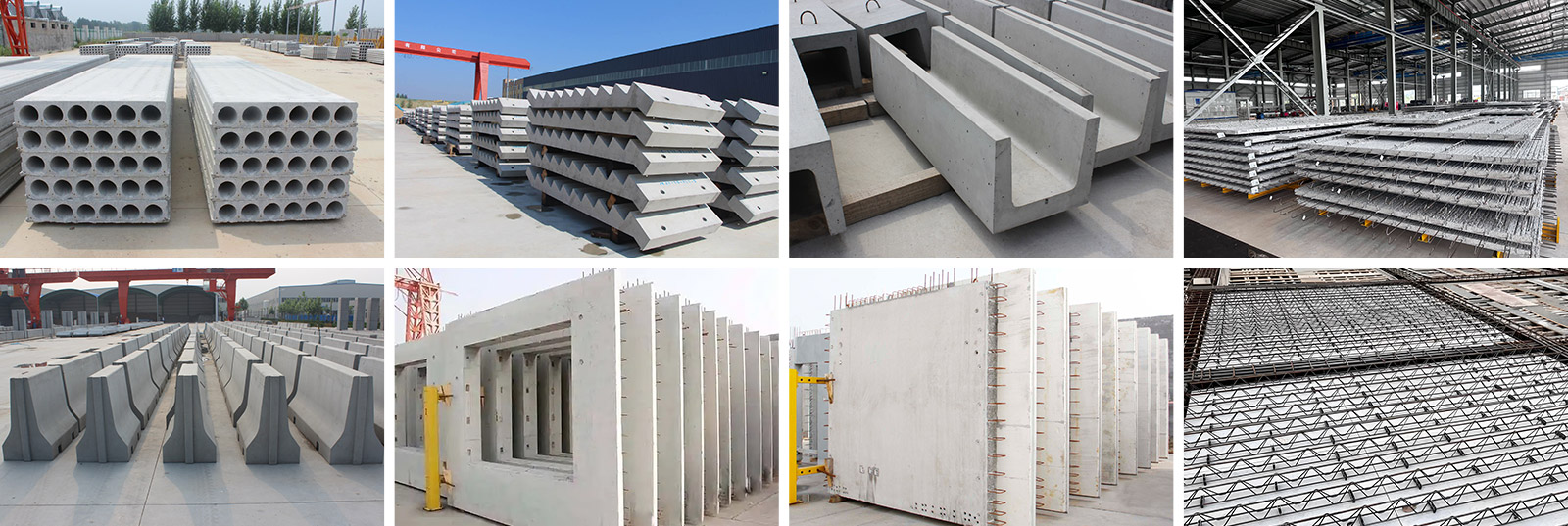 Línea de producción de componentes de concreto prefabricados inteligentes